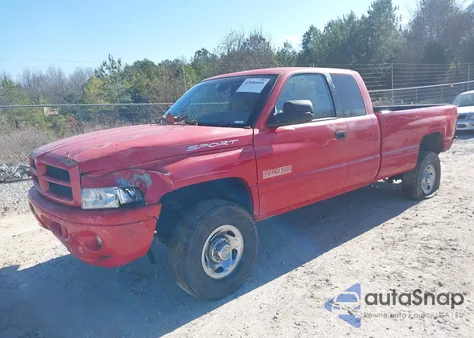 1999 Dodge Ram 2500 St from USA, damaged, VIN 3B7KF2361XG174006
